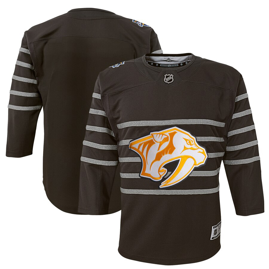 Youth Nashville Predators Gray 2020 NHL All-Star Game Premier Jersey->youth nhl jersey->Youth Jersey